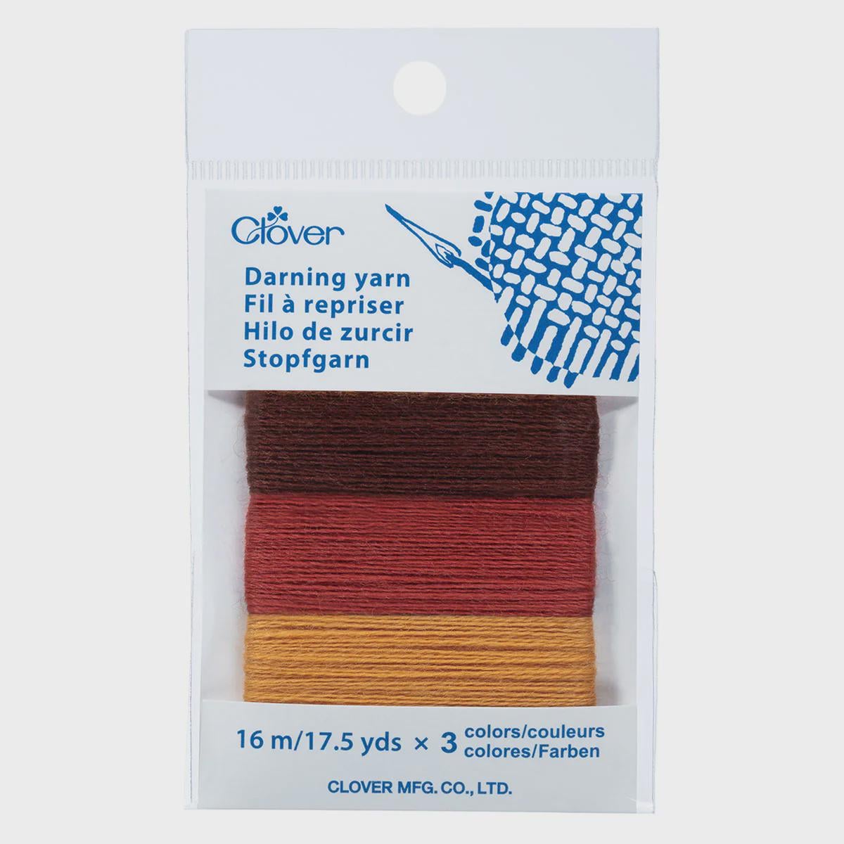 Clover Japanese Darning Yarn 3 Color Assortment #7962 EARTH