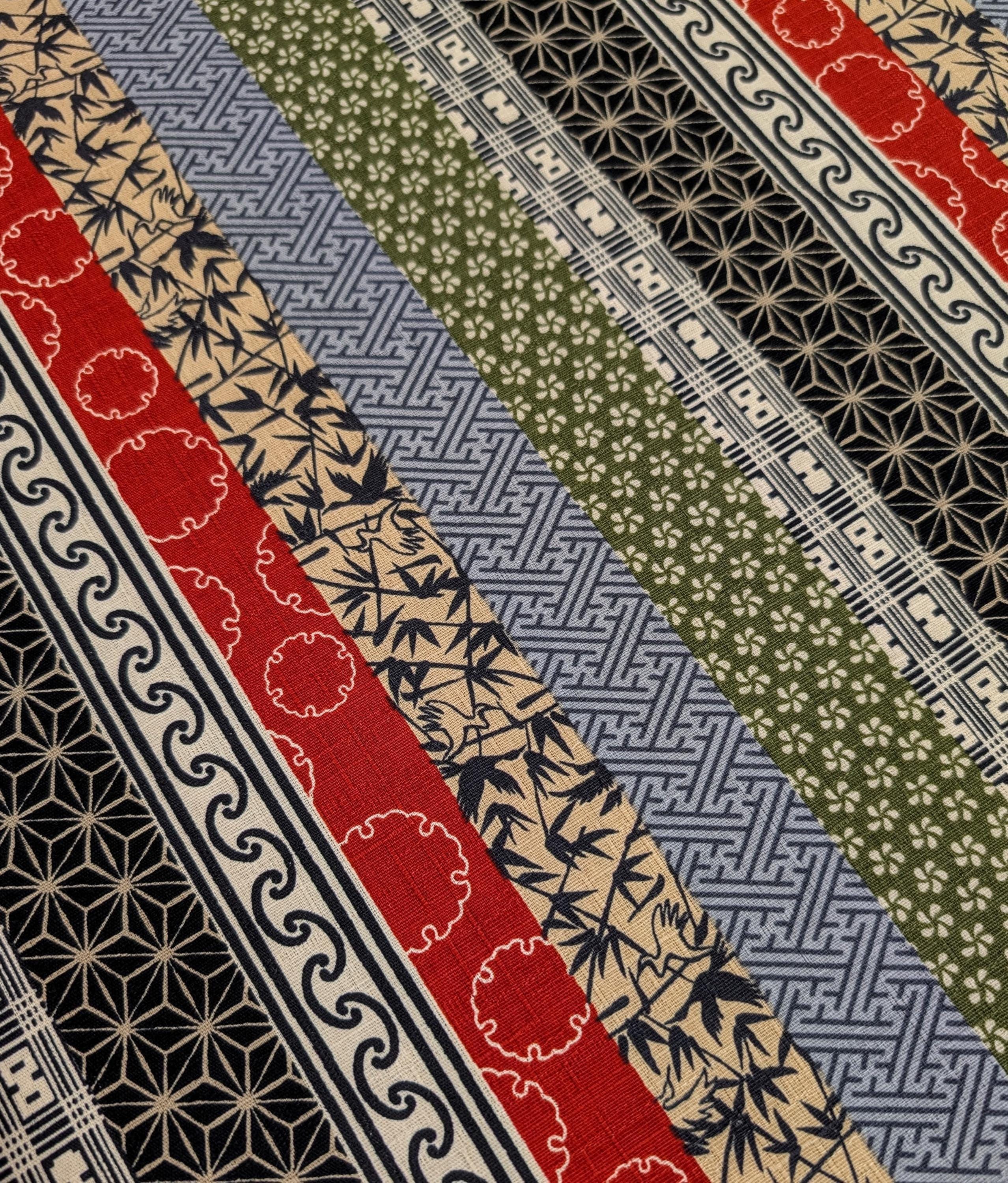 Hokkoh - Striped Traditional Patterns Cotton Dobby - Multicolor