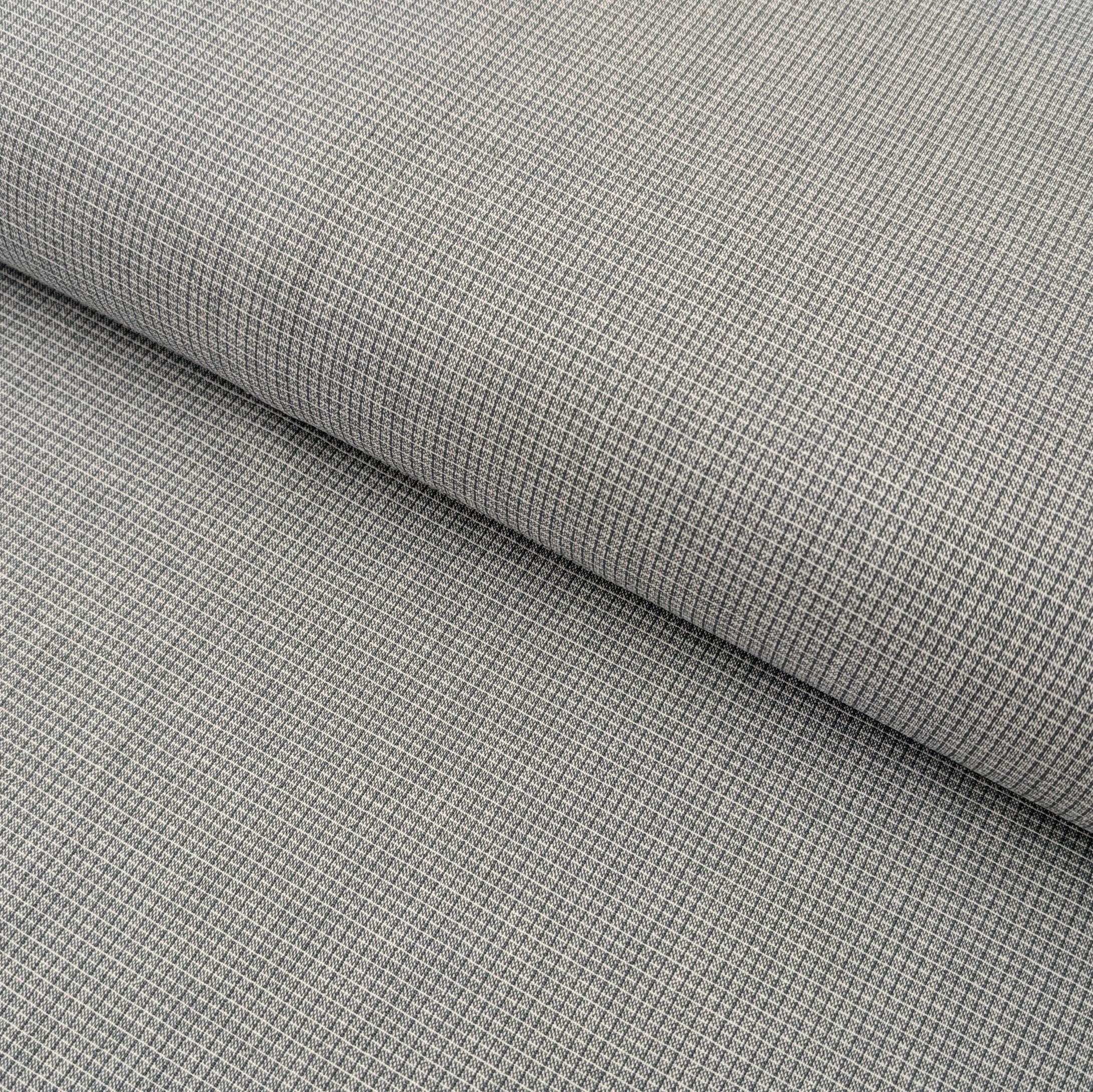 NEW Cosmo Small Grid Japanese yarn dyed cotton fabric AY20180H-1 D light blue