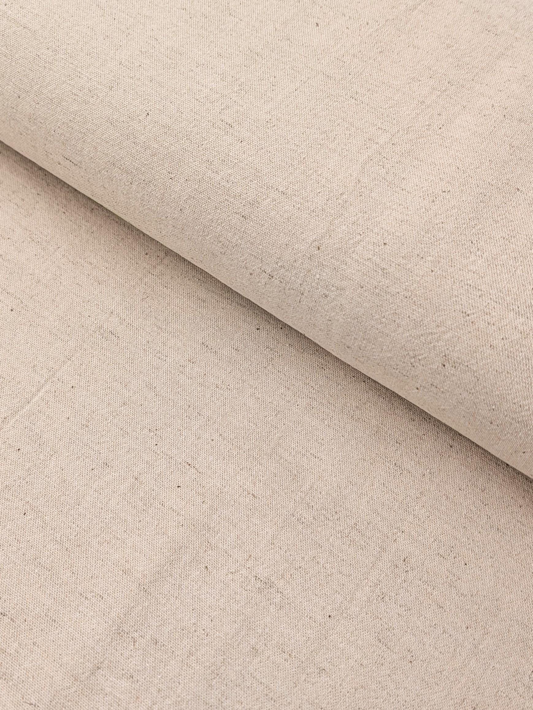 Cosmo - Flax Cotton/Linen Canvas Fabric - Natural