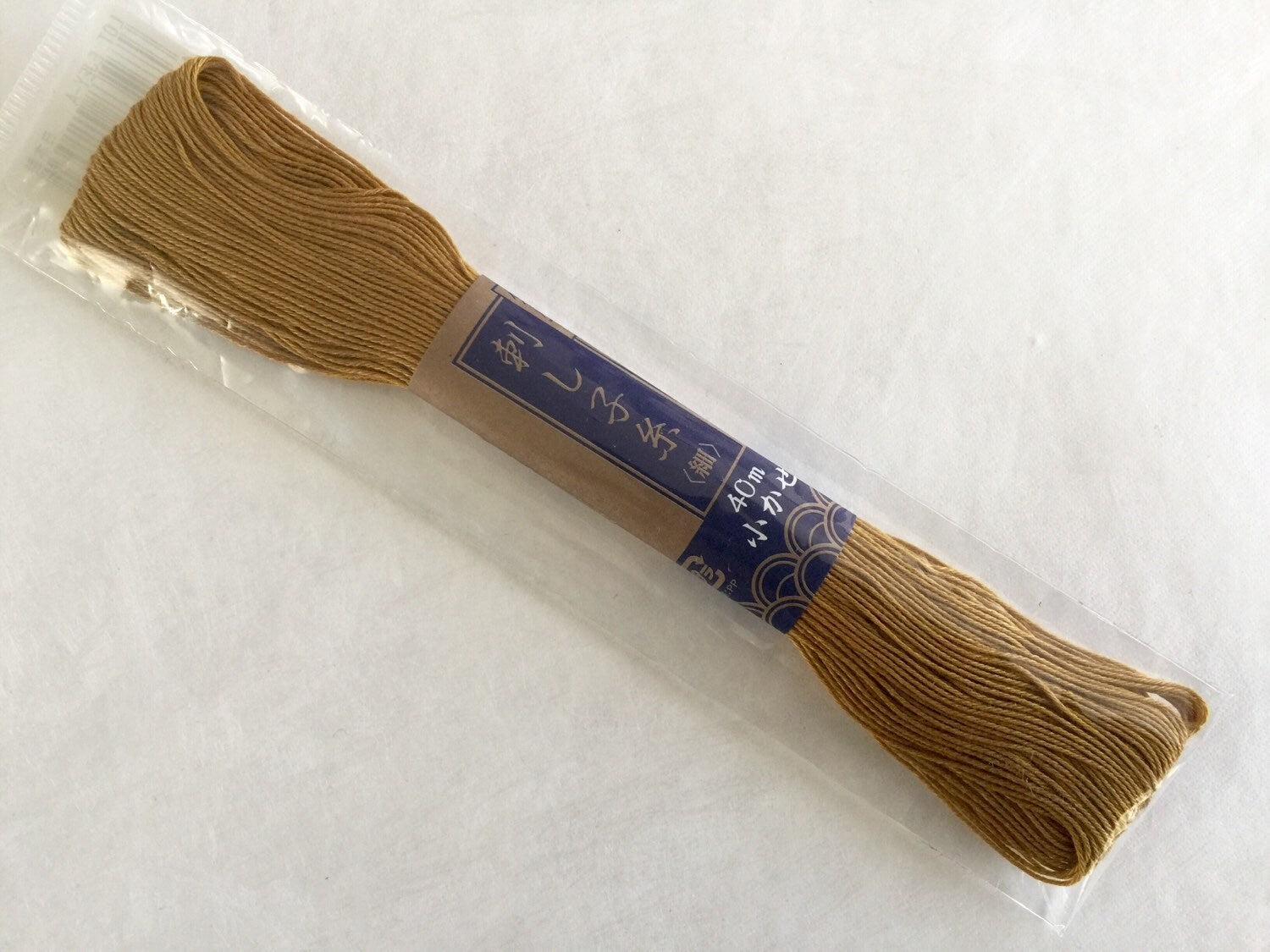Yokota - Cotton Sashiko Thread 40m Skein - #3 Gold