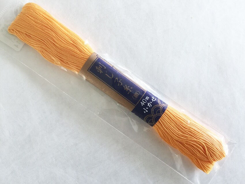 Yokota - Cotton Sashiko Thread 40m Skein - #14 Orange
