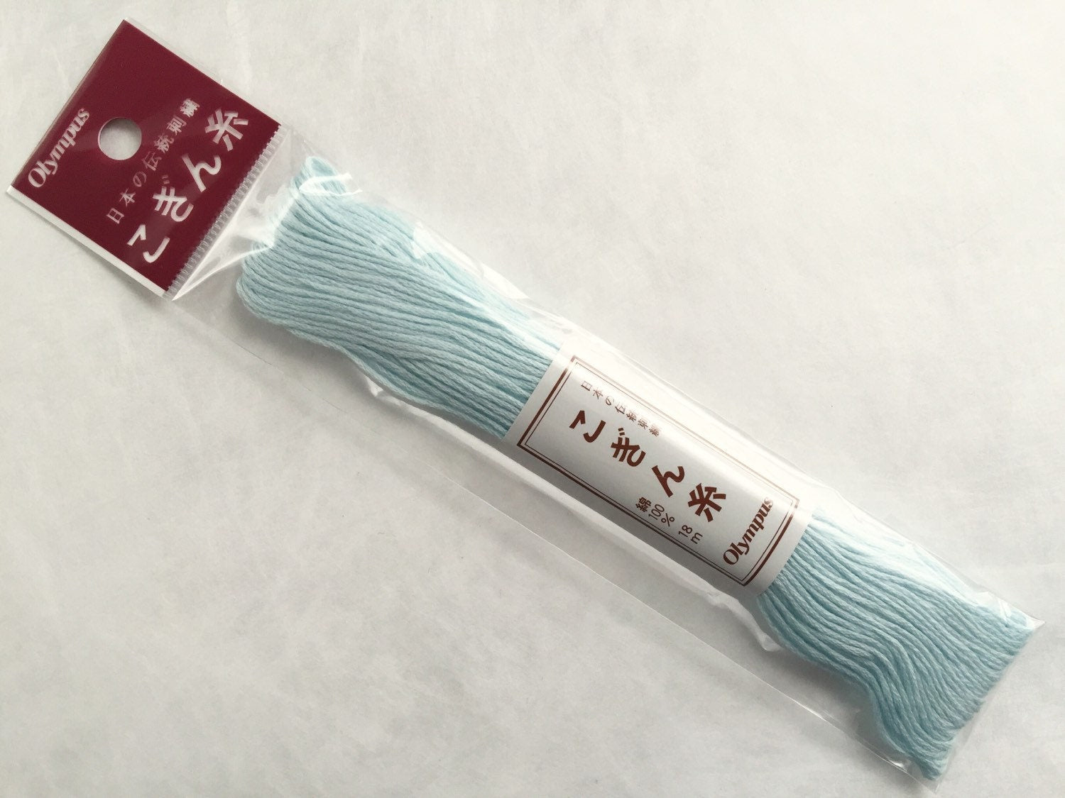 Olympus - Cotton Kogin Thread 18m Skein - #362 Pale Blue