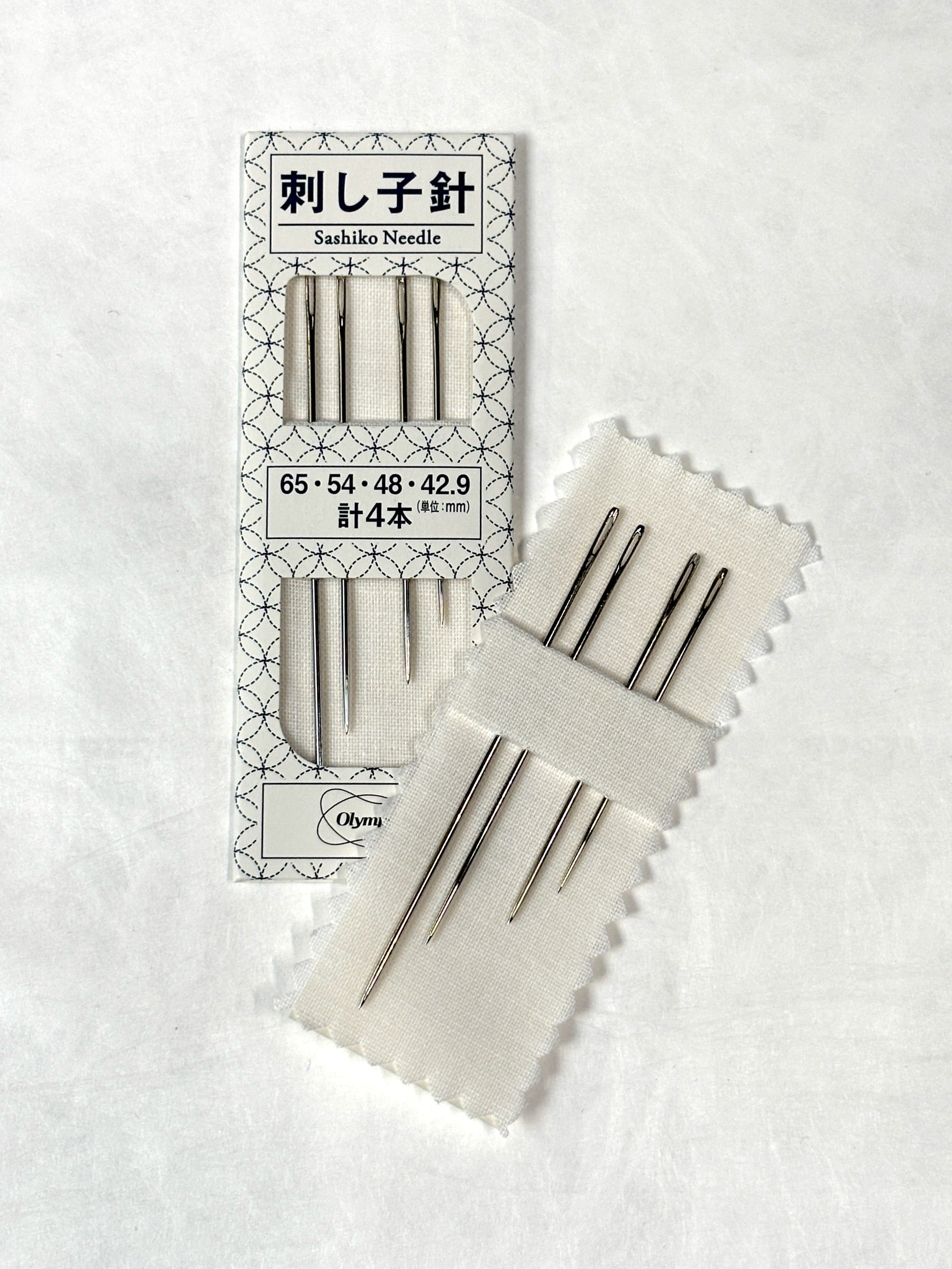 Olympus - Needles for Sashiko Assorted Sizes 4-Pack