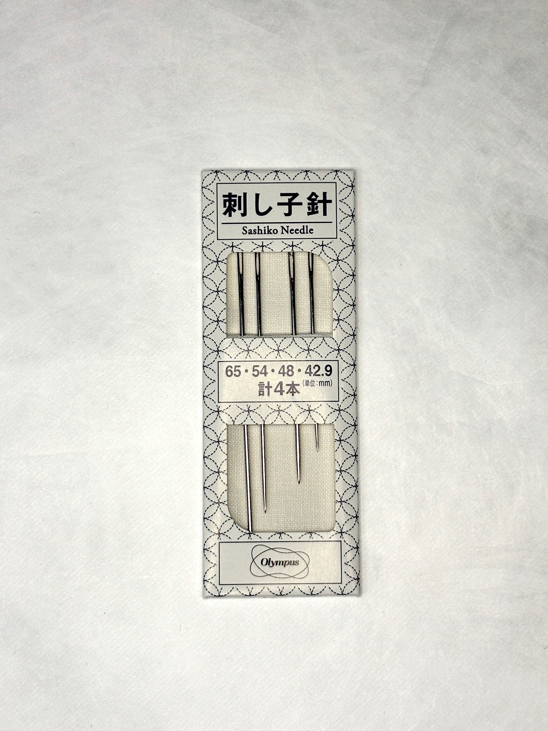Olympus - Needles for Sashiko Assorted Sizes 4-Pack