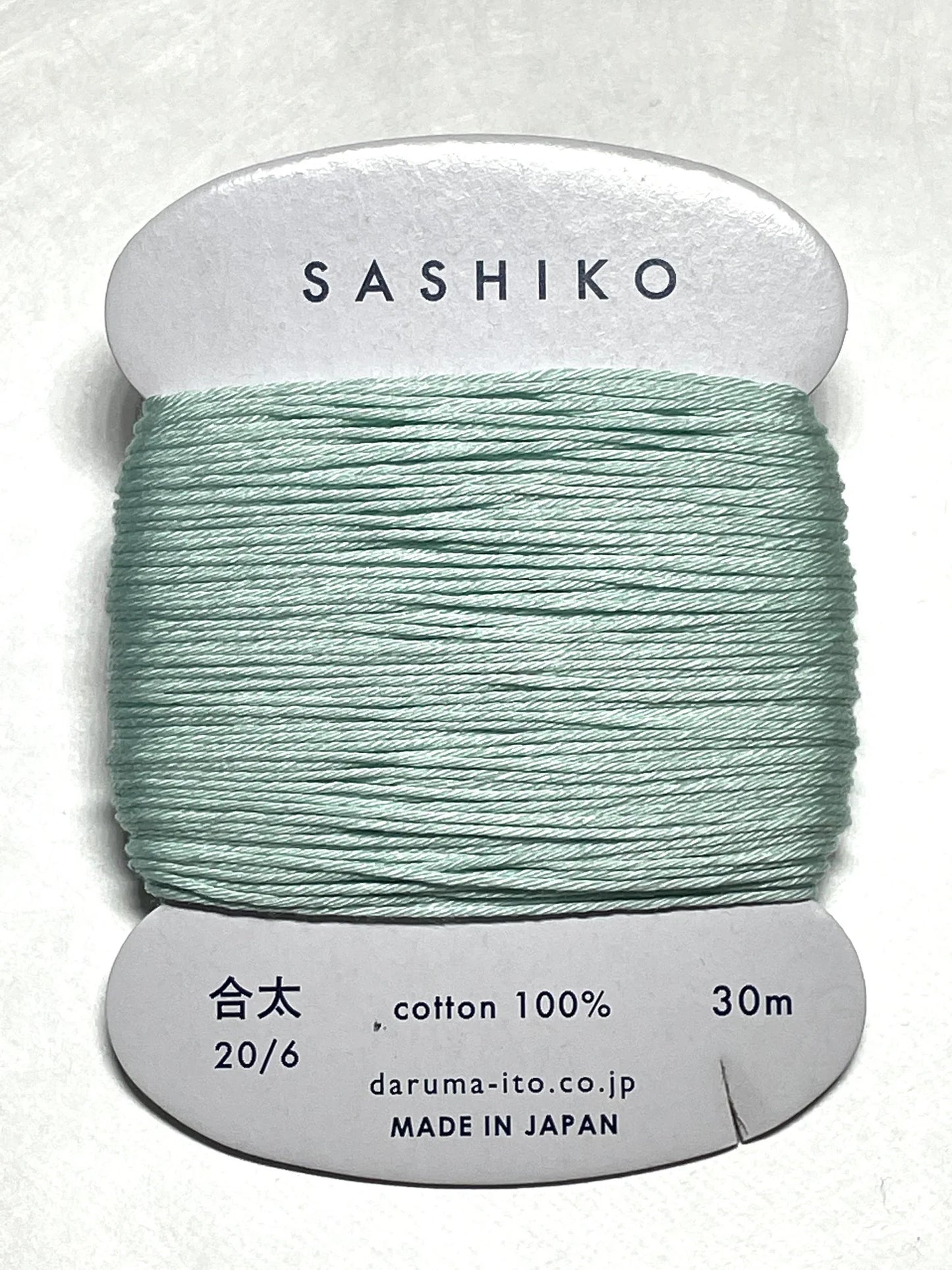 Daruma #206 MINT Japanese Cotton SASHIKO thread 30 meter skein 20/6