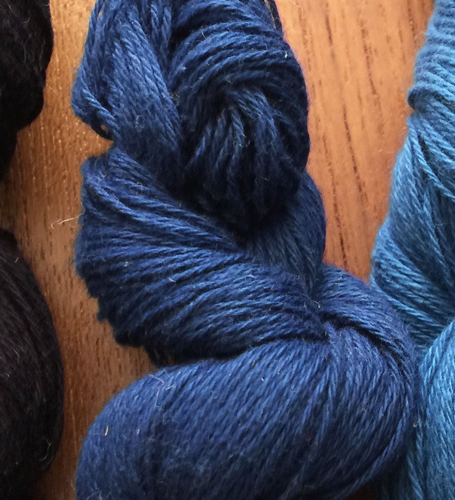 Aizenkobo - Cotton Sashiko Thread 150m Skein - #15 Deep Indigo