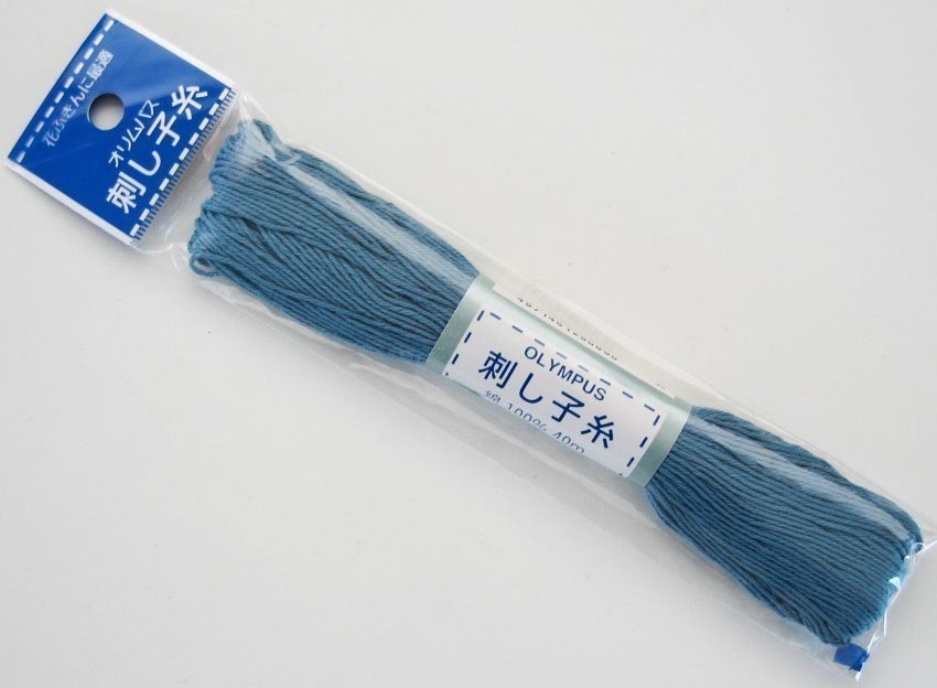 Olympus #9 SKY BLUE Japanese Cotton Sashiko thread 20 meter skein