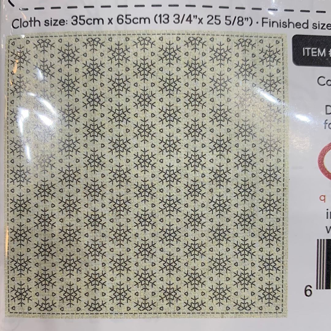 QH Textiles - Snowflakes Sashiko Sampler