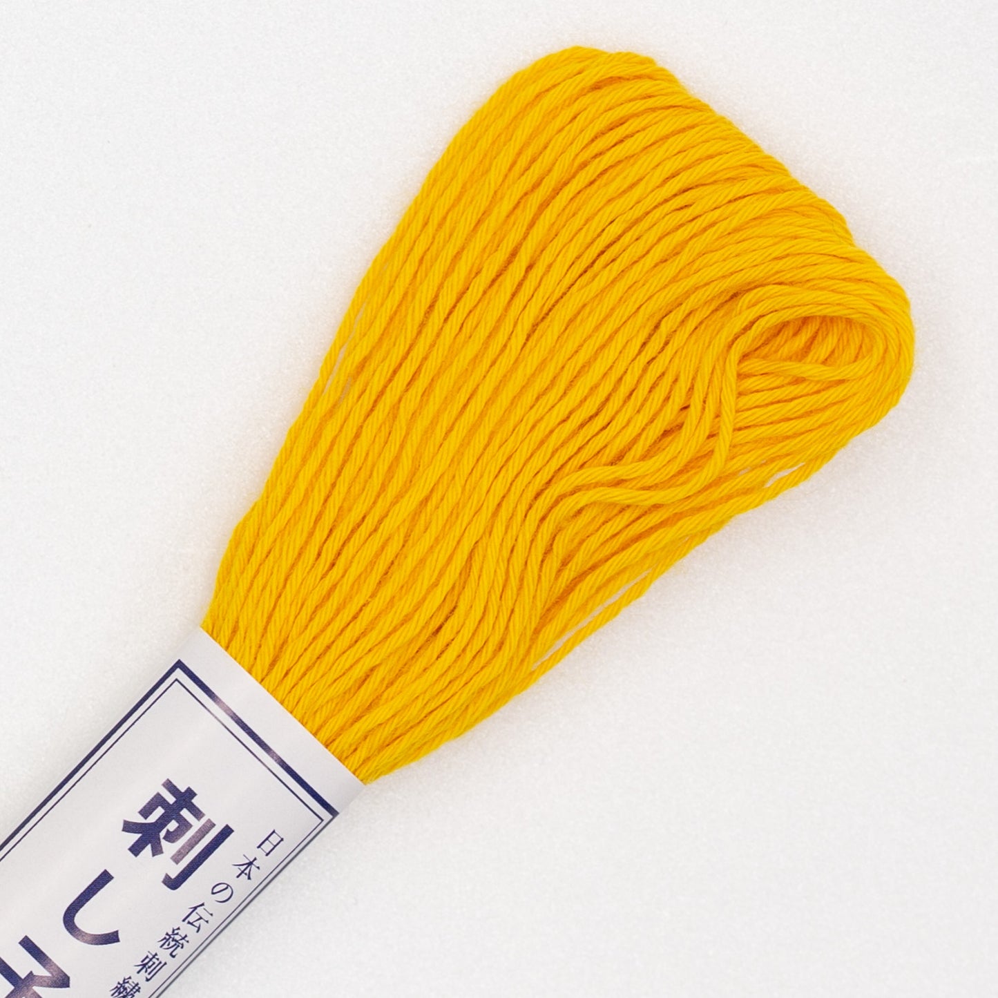 Olympus #16 BRIGHT YELLOW Japanese Cotton Sashiko thread 20 meter skein