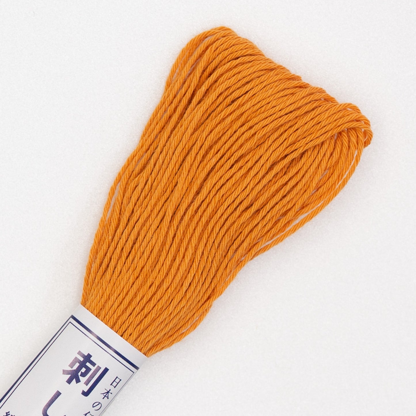 Olympus #4 ORANGE Sashiko Japanese cotton thread 20 meter skein