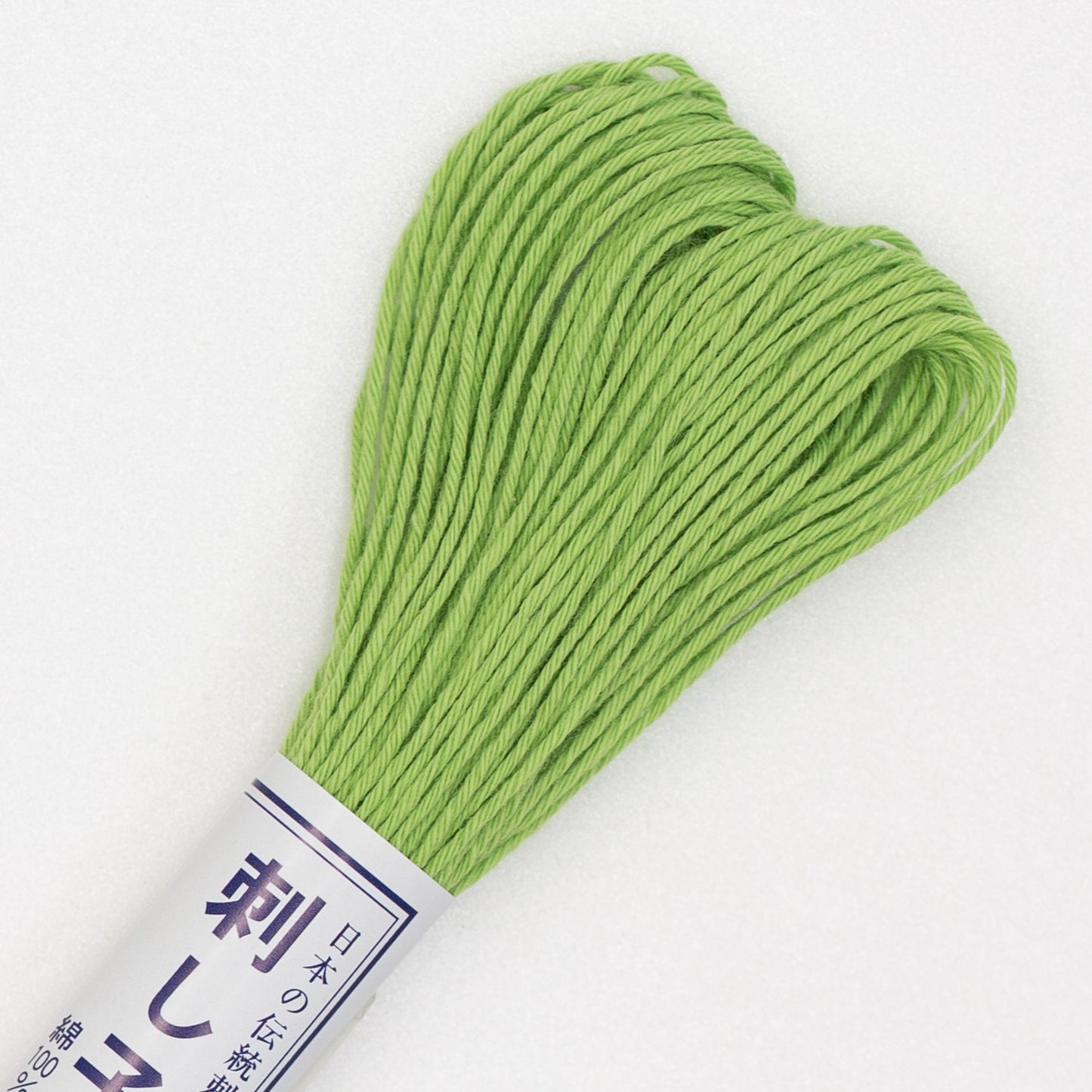 Olympus #6 SPRING GREEN Japanese Cotton Sashiko thread 20 meter skein