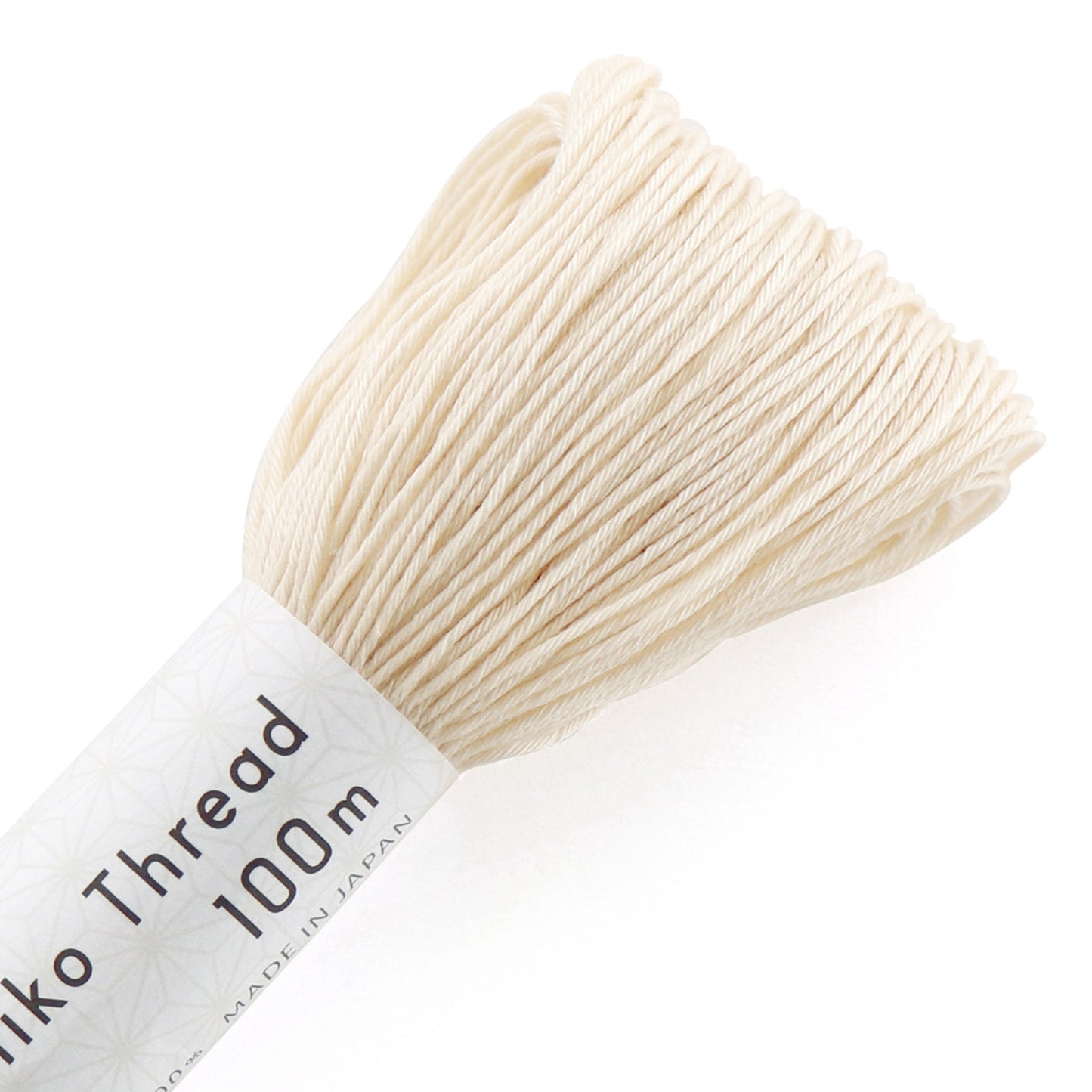 Olympus #102 Japanese cotton Sashiko thread OFF WHITE 100 meter skein