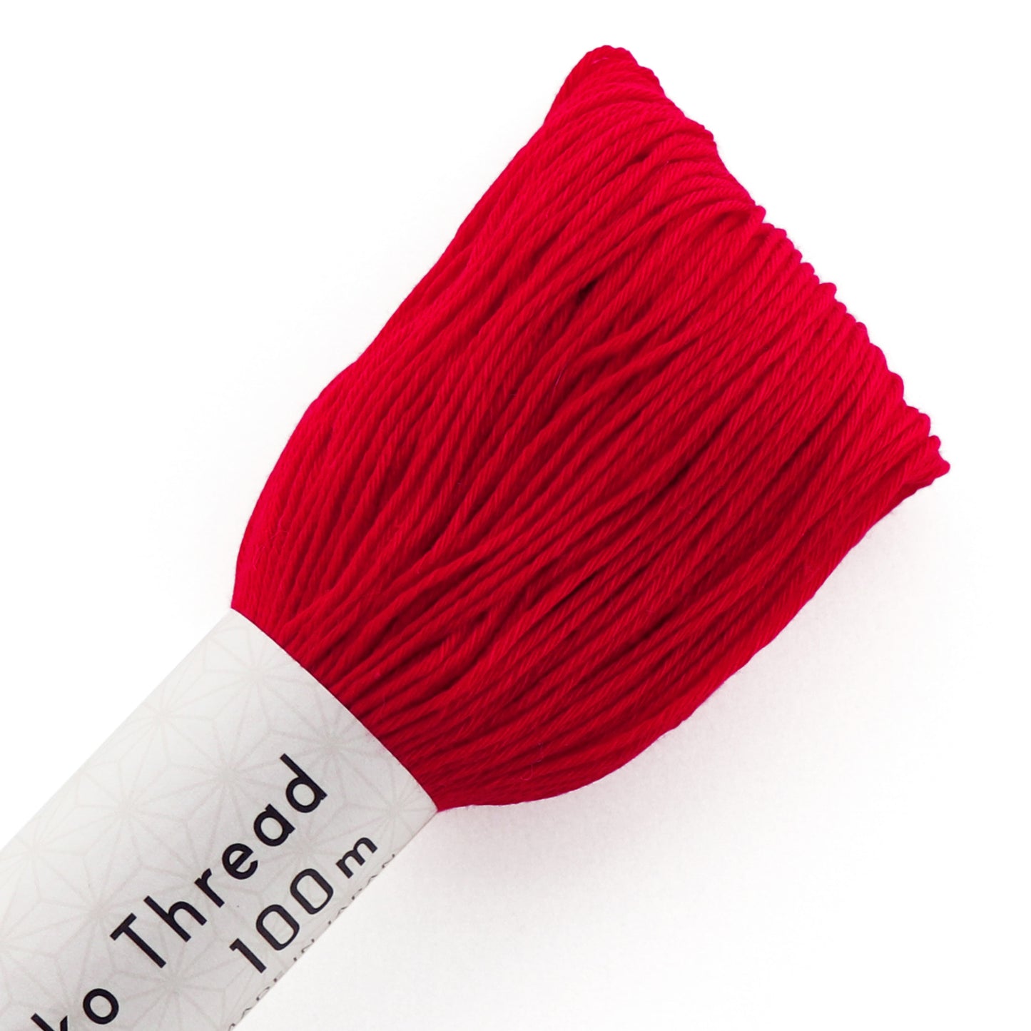 Olympus #105 BRIGHT RED Japanese cotton Sashiko thread 100 meter skein