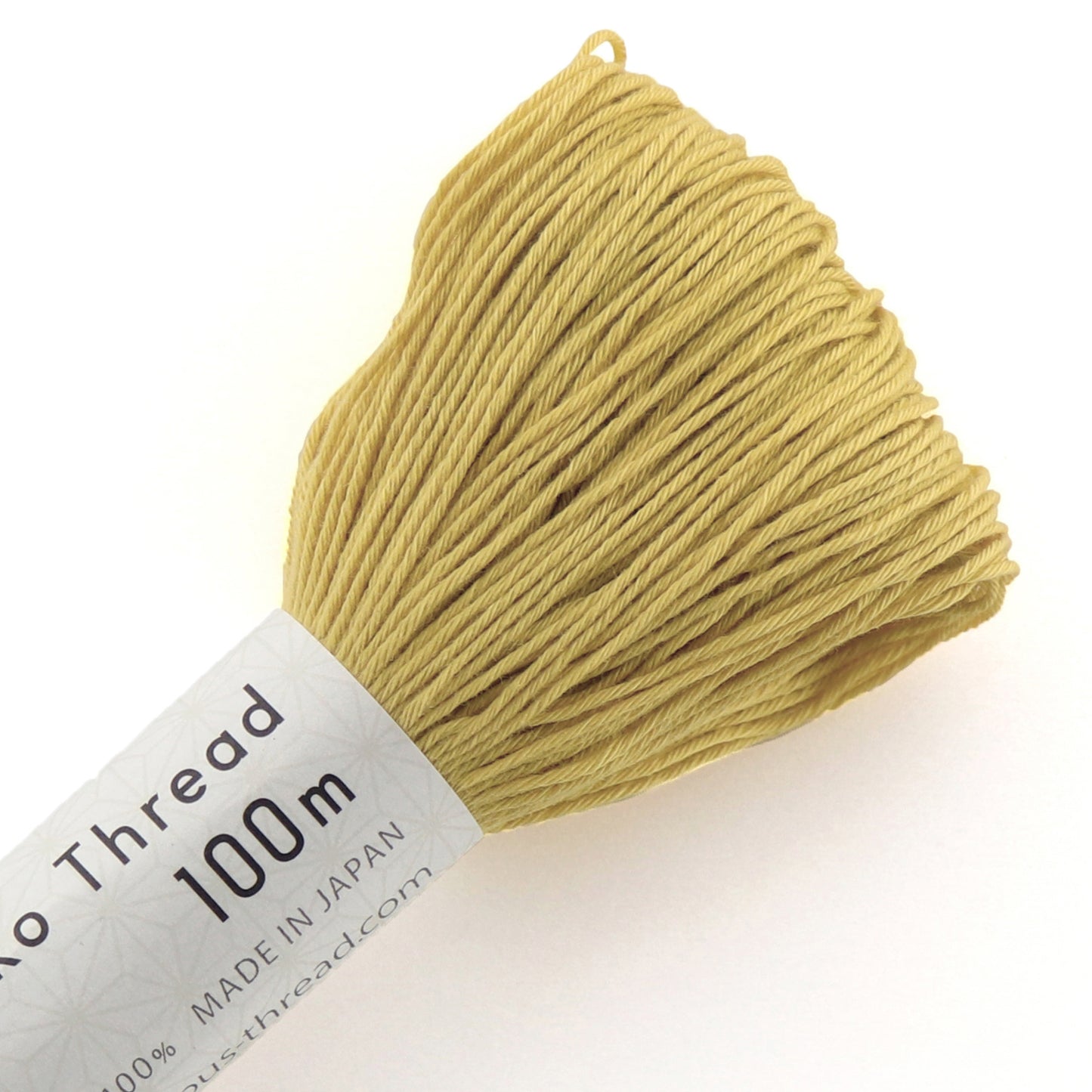 Olympus #106 Japanese cotton Sashiko thread WHEAT 100 meter skein